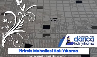 Pirireis Mahallesi Halı Yıkama