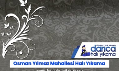 Osman Yılmaz Mahallesi Halı Yıkama