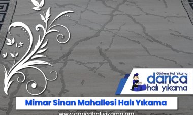 Mimar Sinan Mahallesi Halı Yıkama