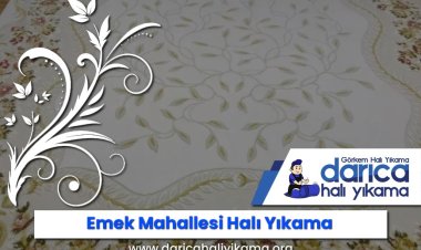 Emek Mahallesi Halı Yıkama