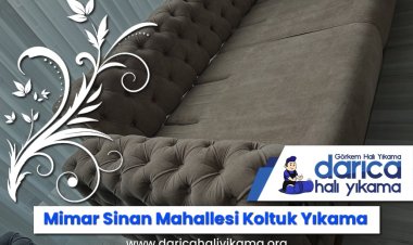Mimar Sinan Mahallesi Koltuk Yıkama