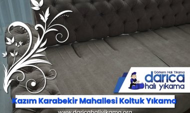 Kazım Karabekir Mahallesi Koltuk Yıkama