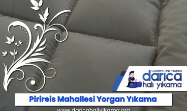 Pirireis Mahallesi Yorgan Yıkama