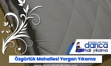Özgürlük Mahallesi Yorgan Yıkama