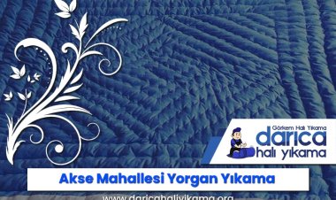 Akse Mahallesi Yorgan Yıkama