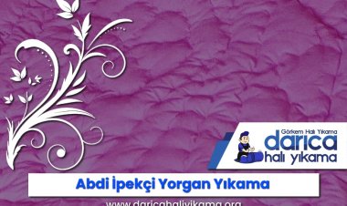 Abdi İpekçi Yorgan Yıkama
