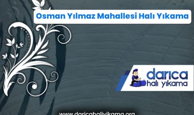 Osman Yılmaz Mahallesi Halı Yıkama