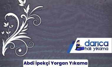 Abdi İpekçi Yorgan Yıkama